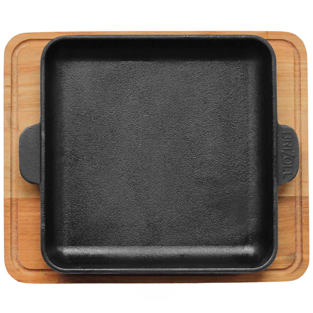 Servierpfanne aus Gusseisen