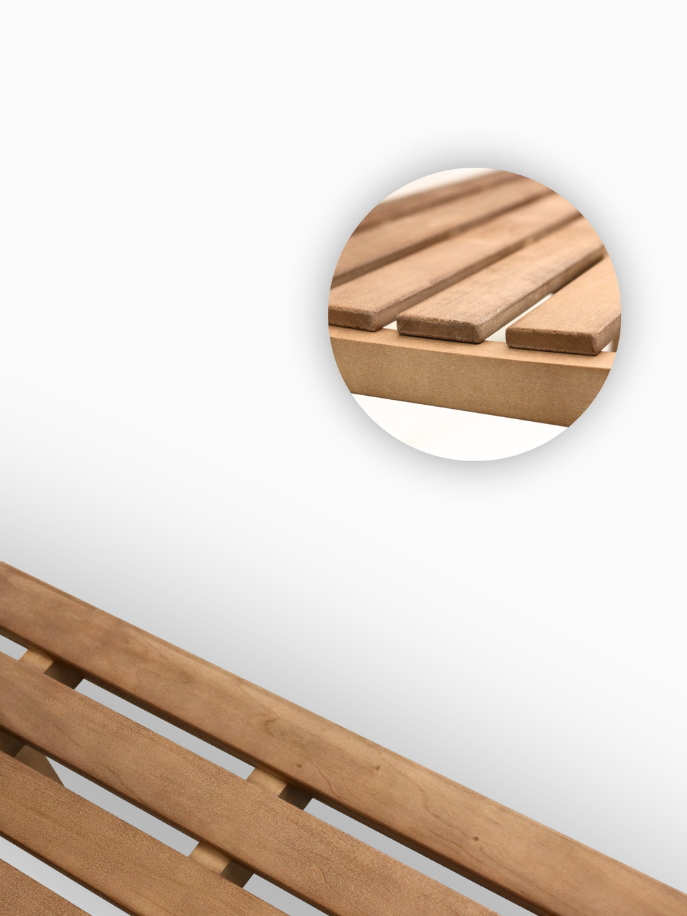 Gartenbank aus Holz 120cm