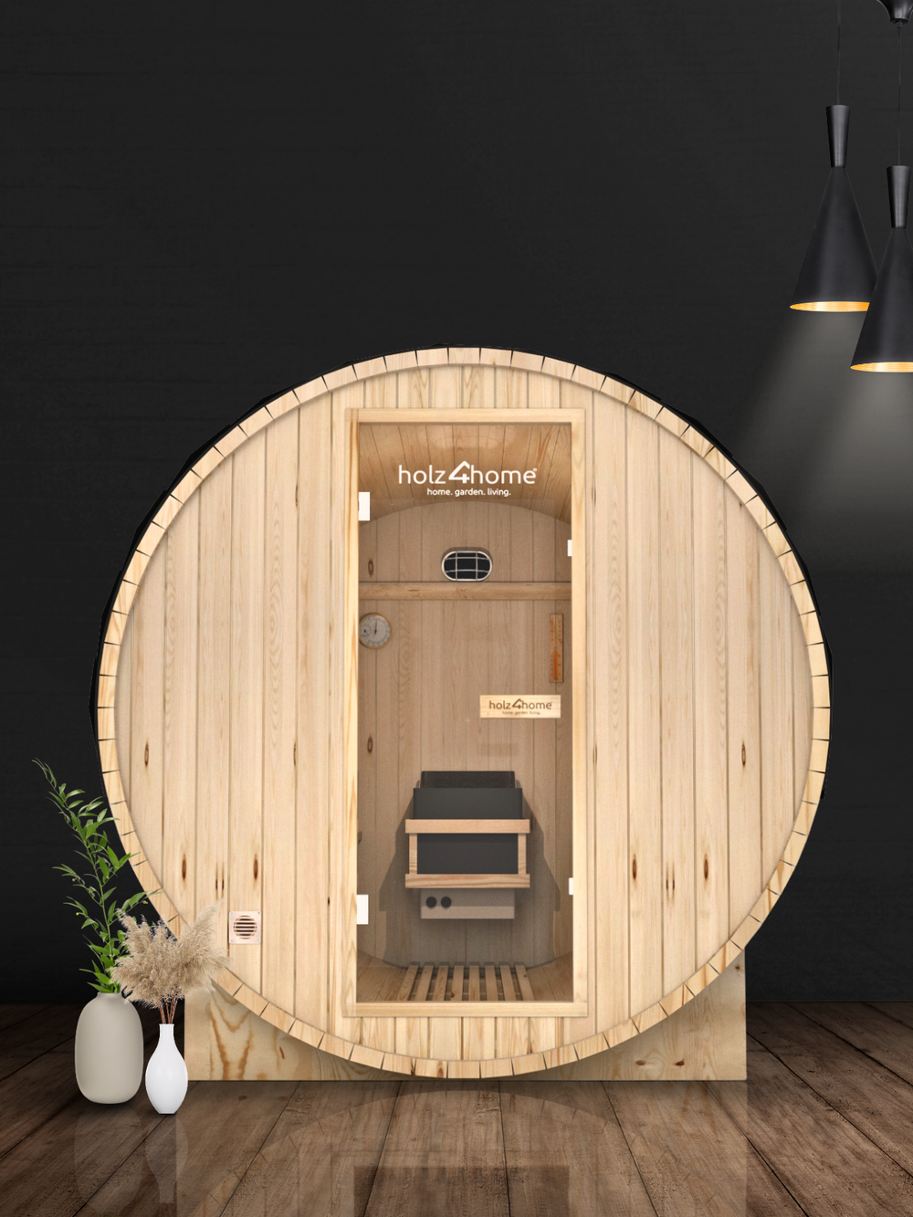 Fasssauna XL Pini wood