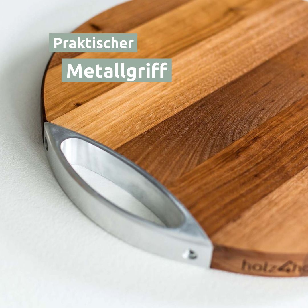 Schneidebrett rund aus Birke, ø30