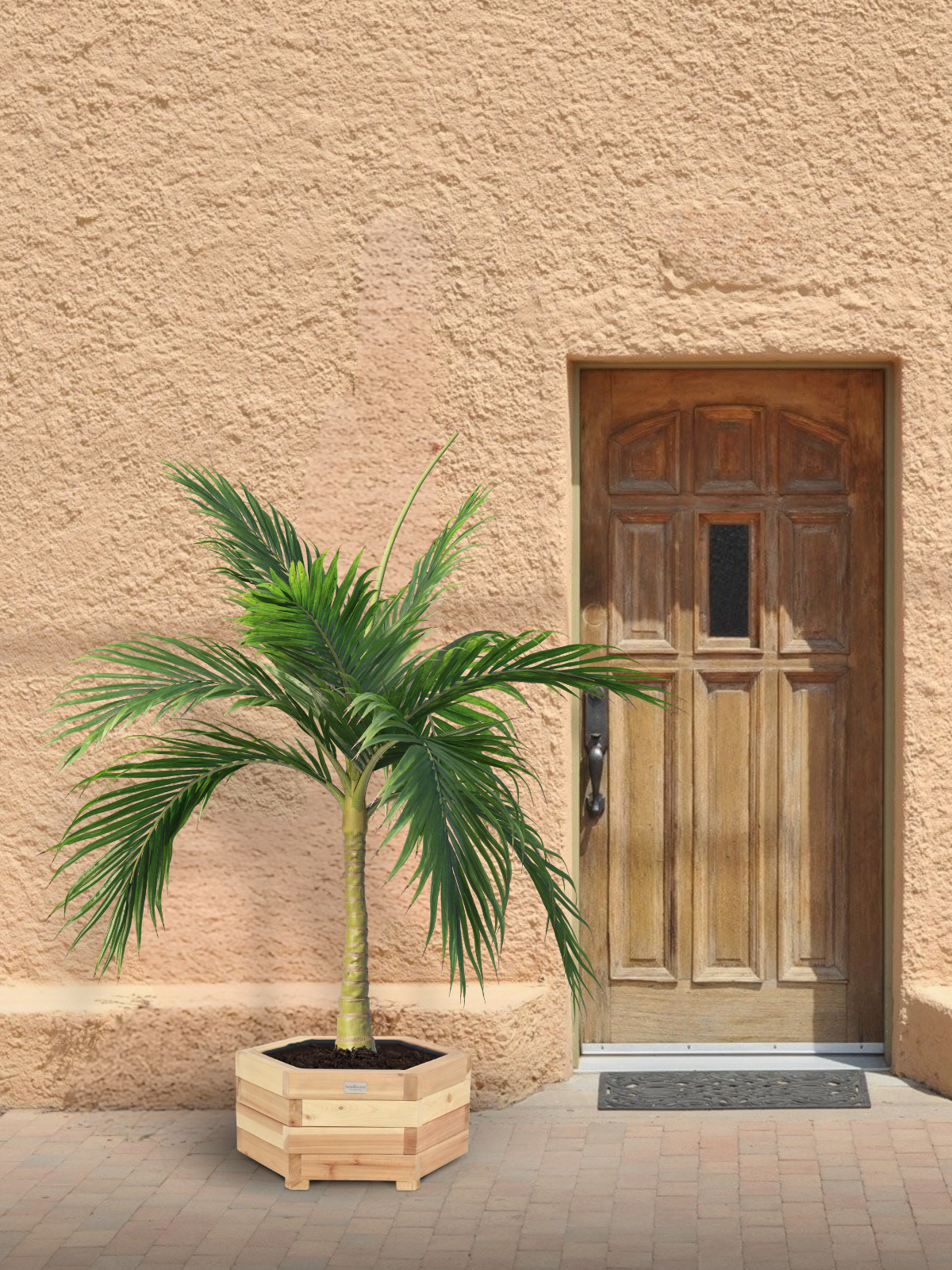 Outdoor Pflanzenkübel 6-eckig Größe S