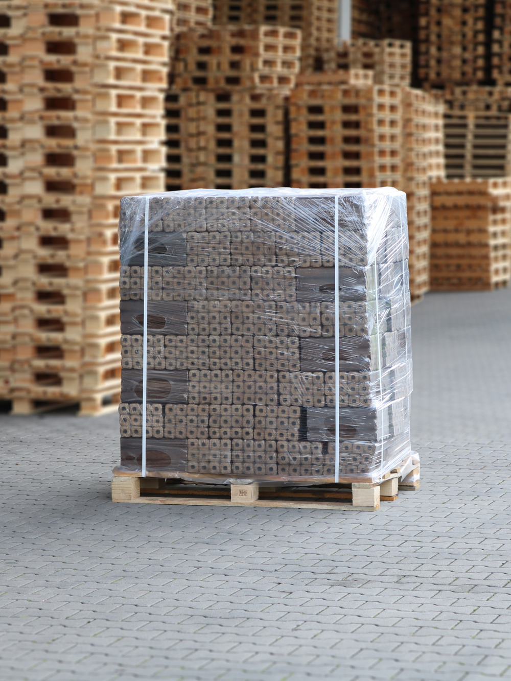 Pini Kay Eichenbriketts 100% ohne Zusätze I 960kg Palette
