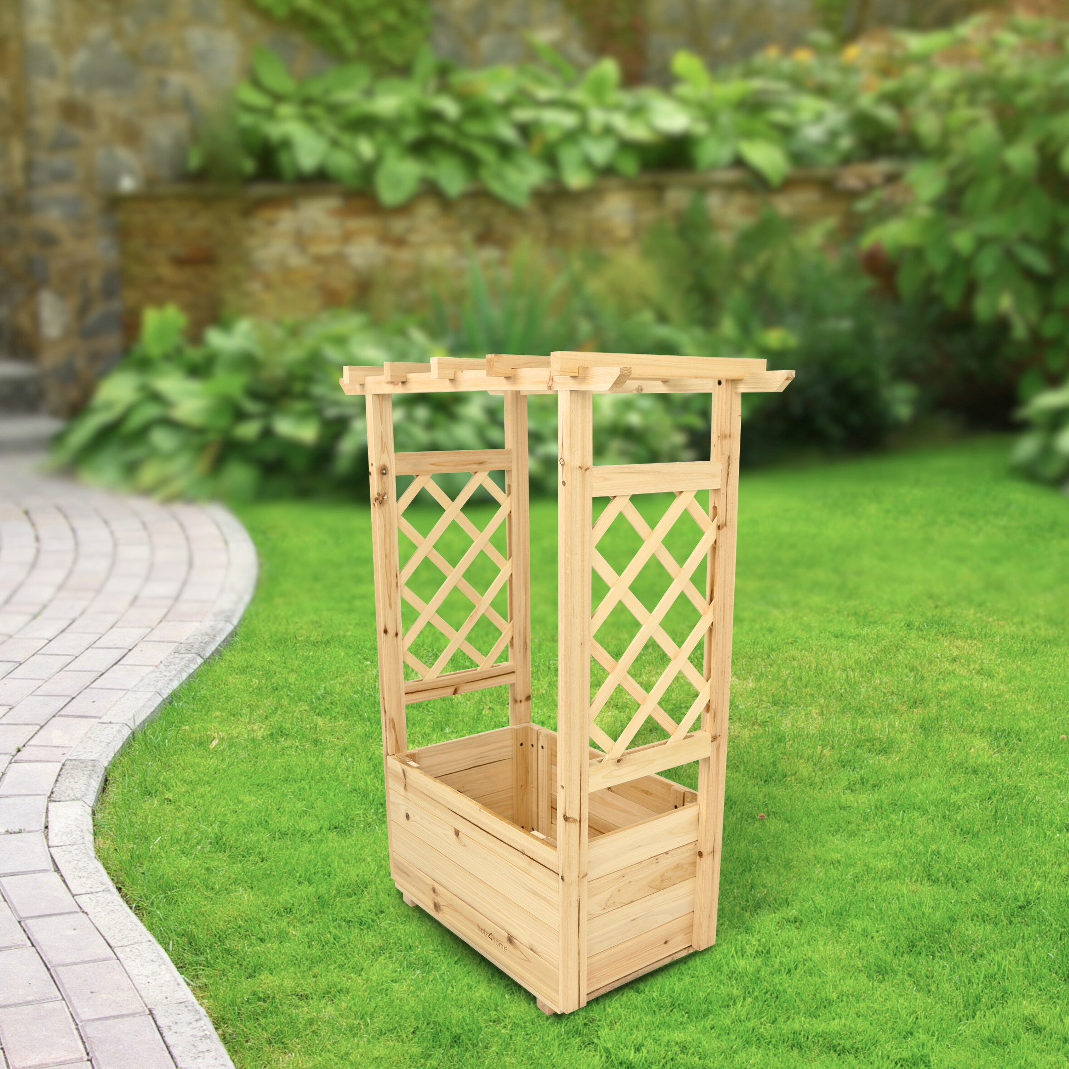 Pflanzkasten mit Dach S