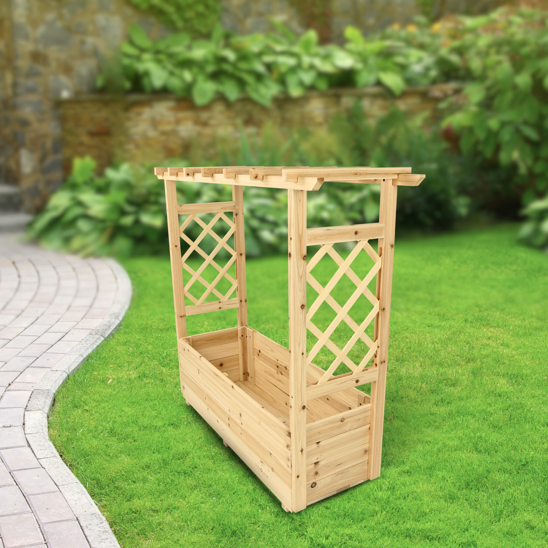 Pflanzkasten mit Dach M