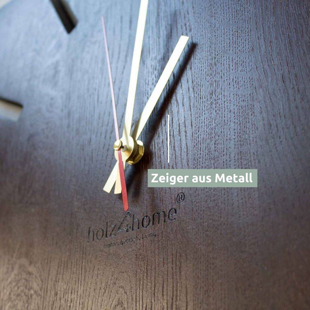 Wanduhr „Sunshine XL“ aus Eichenholz