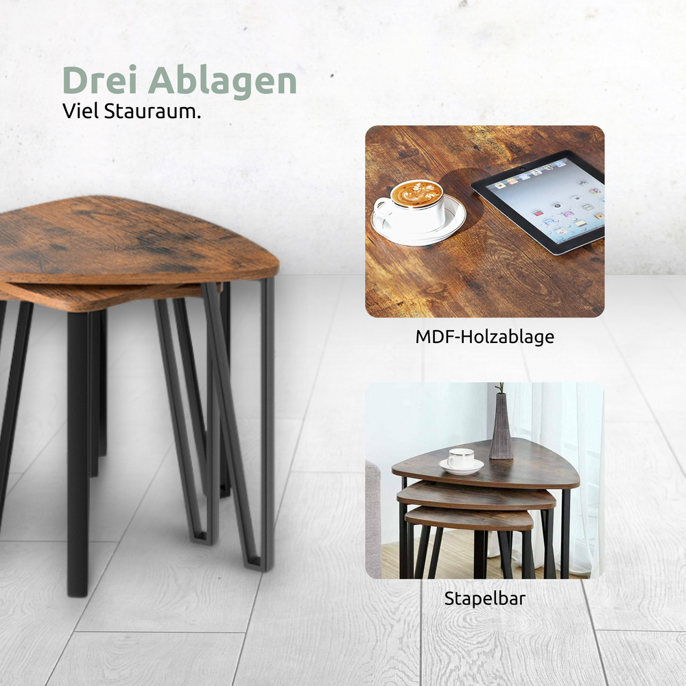 Beistelltisch "Radon" 3er-Set