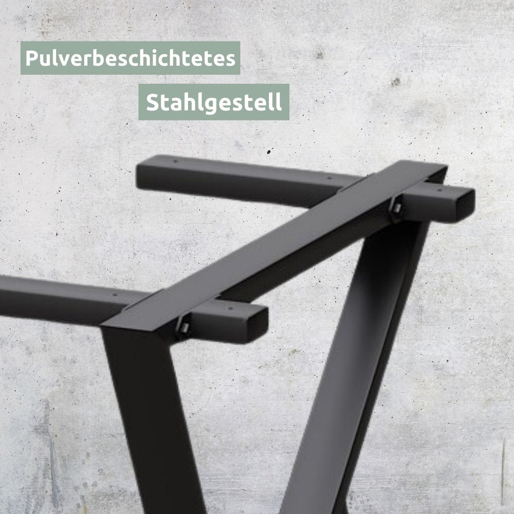 Doppel-Dreieck Tischgestell