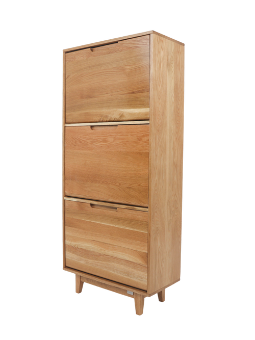 Schuhschrank aus Eichenholz