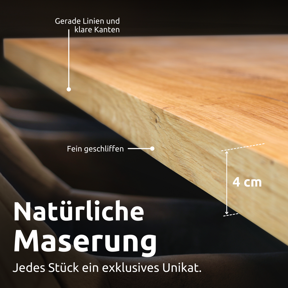 Tischplatte 260cm x 100cm