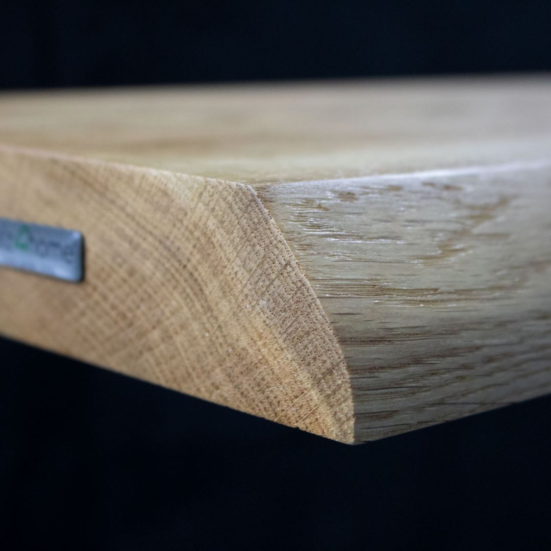 Wandregal-Set I 70cm & 40cm | Eiche Massiv I 2-teilig