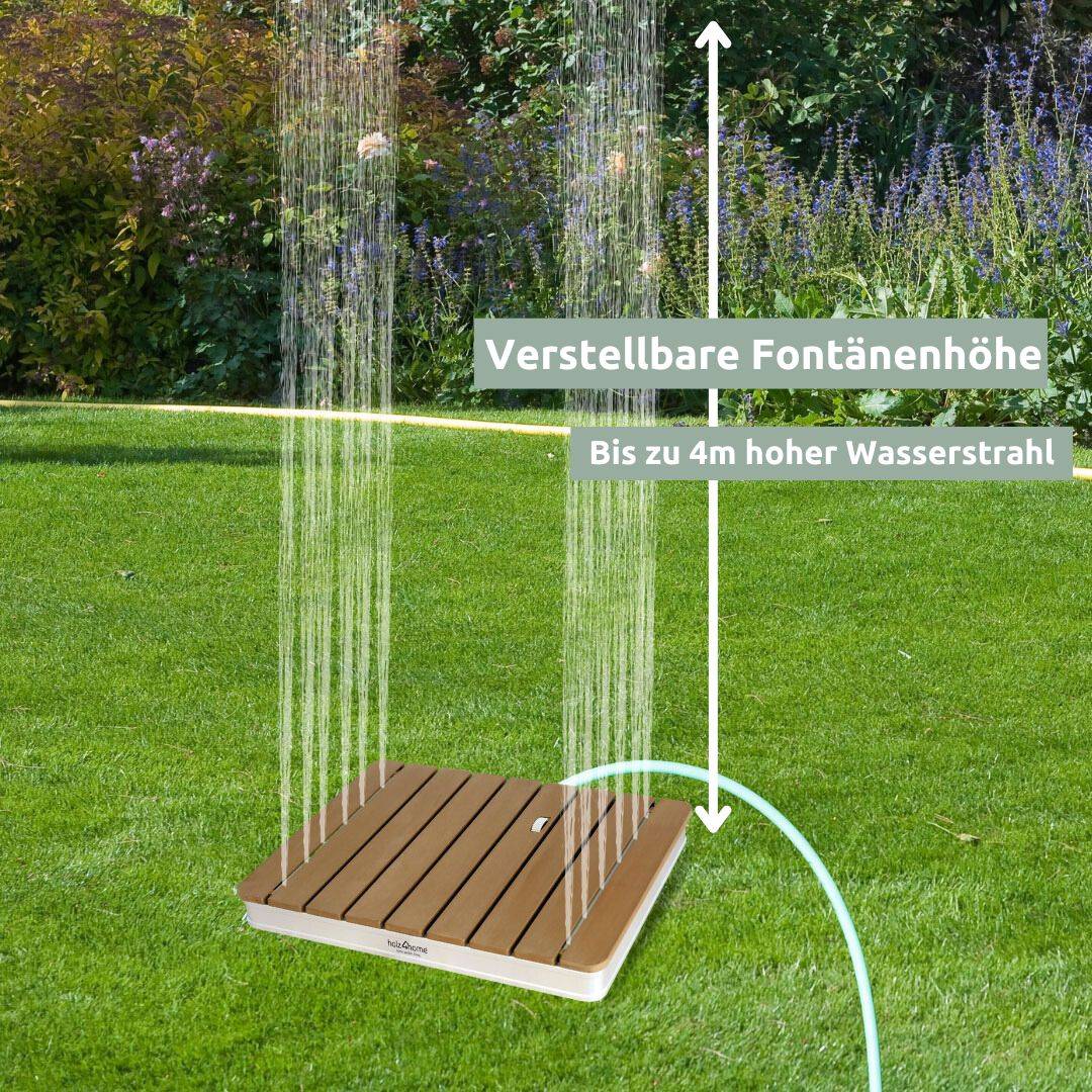 Bodendusche für Pool, Garten und Camping - Gartendusche mit Zubehör