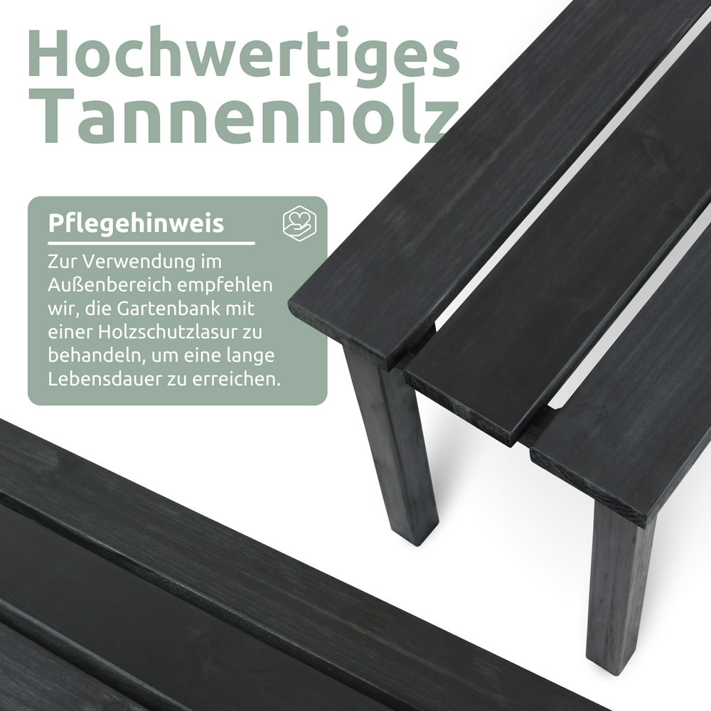 Gartenbank aus Tannenholz