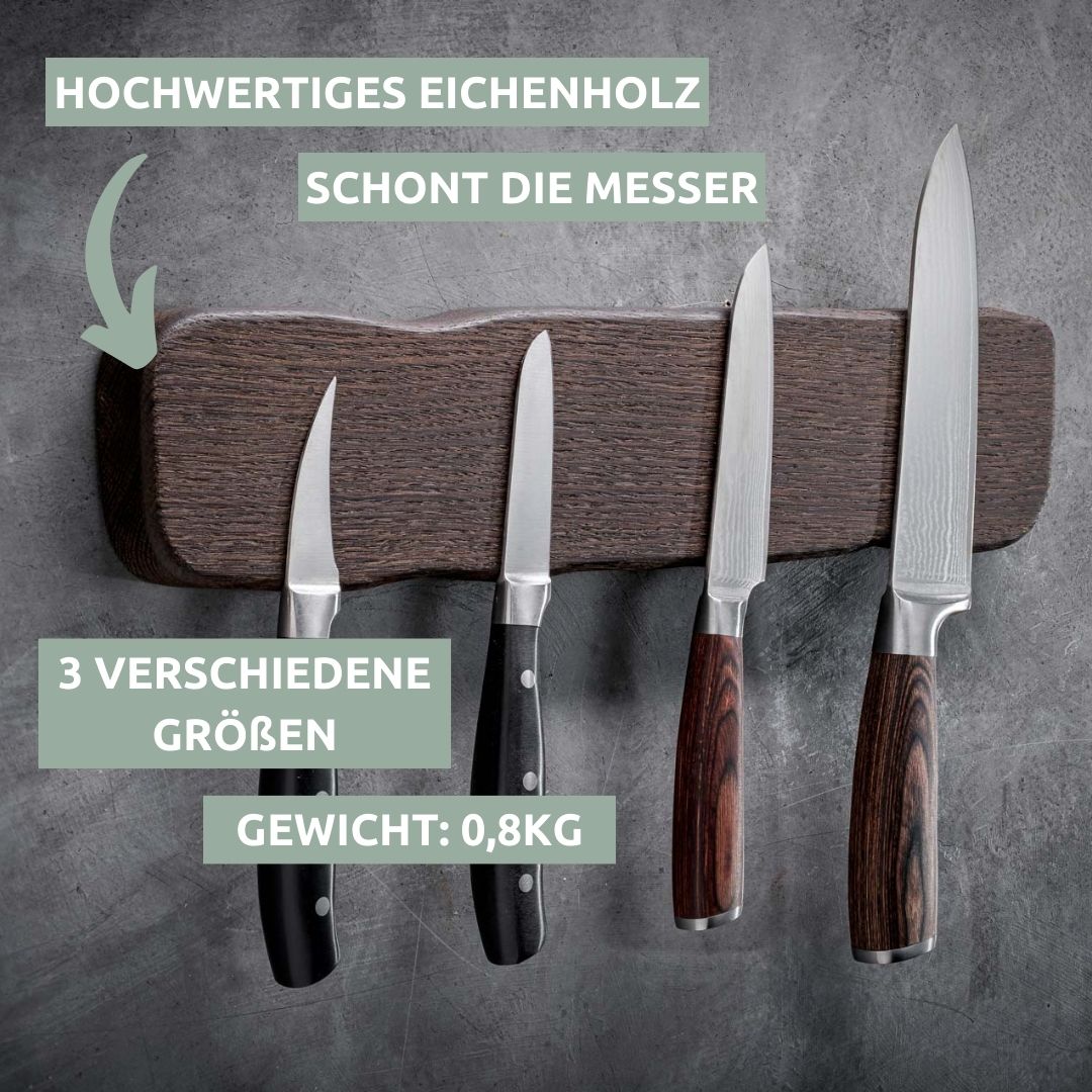 Messerleiste La Madera magnetisch Eiche I 42cm lang