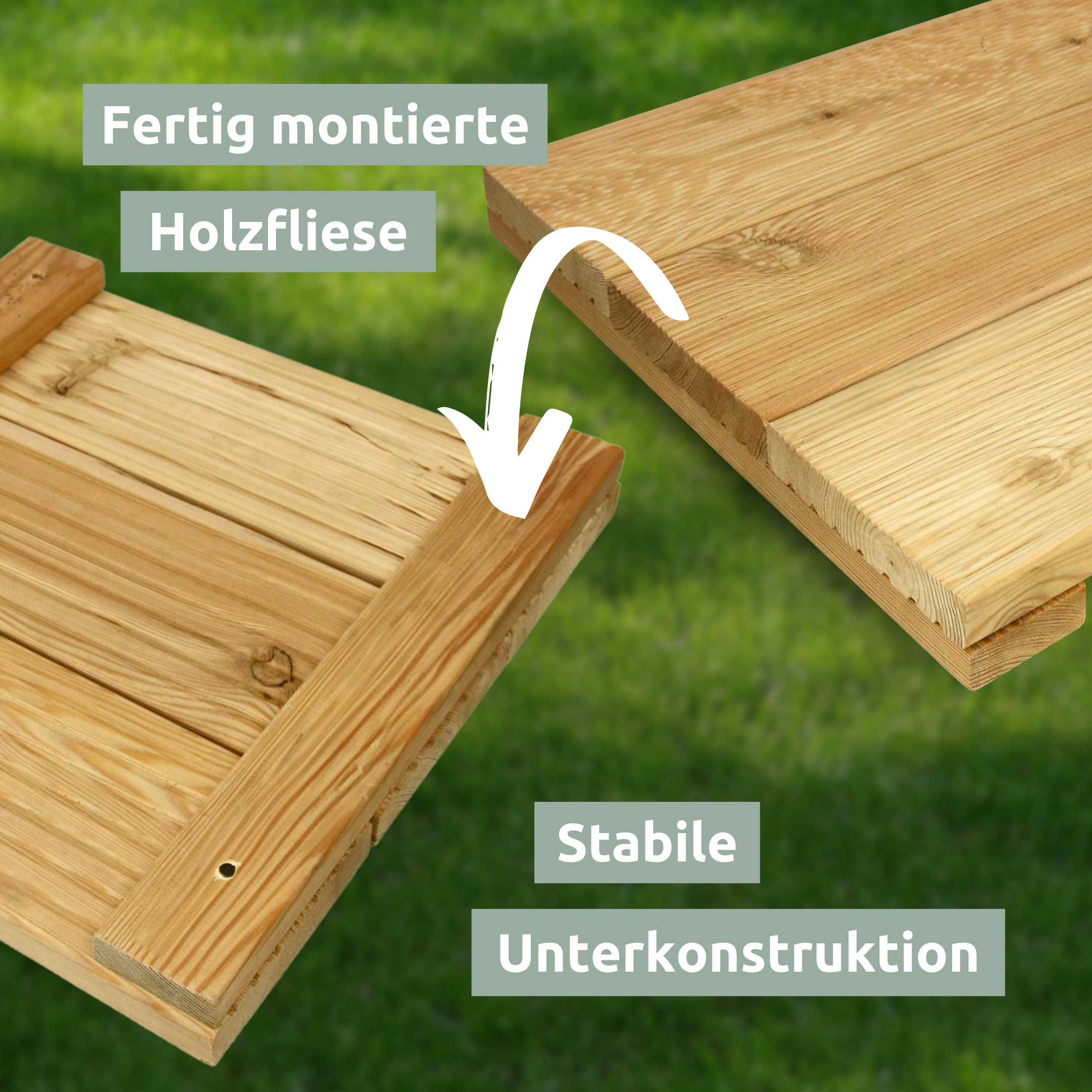 Holz-Fliese Lärche