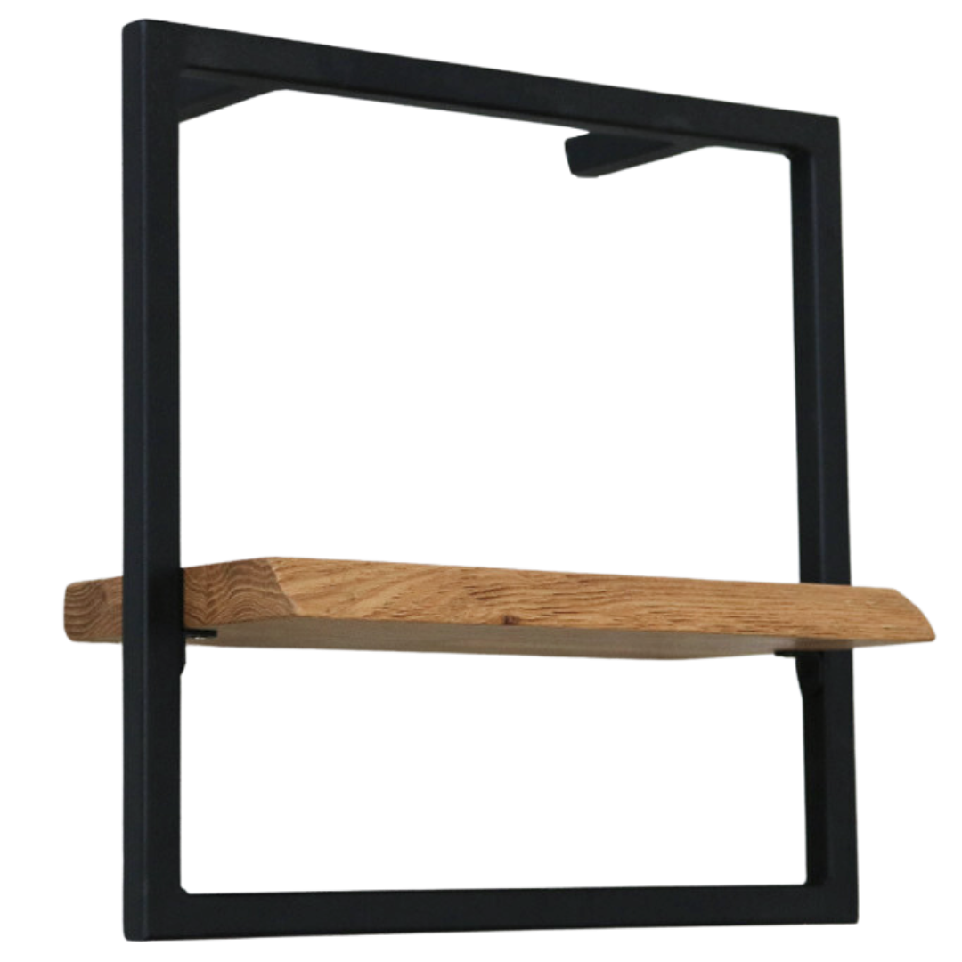 Wandregal Small Schwarz Gerahmt I Industrial Style