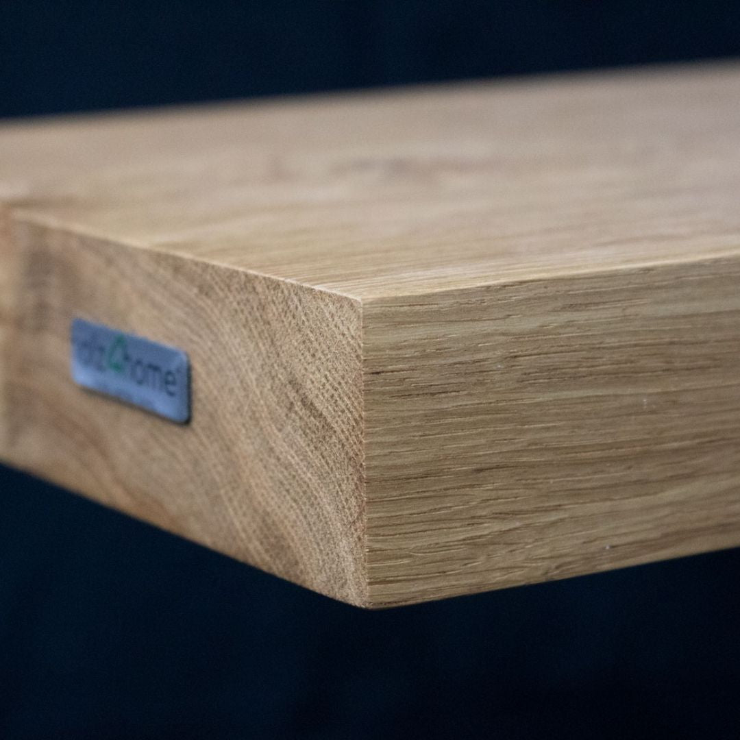 Wandregal-Set I 70cm & 40cm | Eiche Massiv I 2-teilig