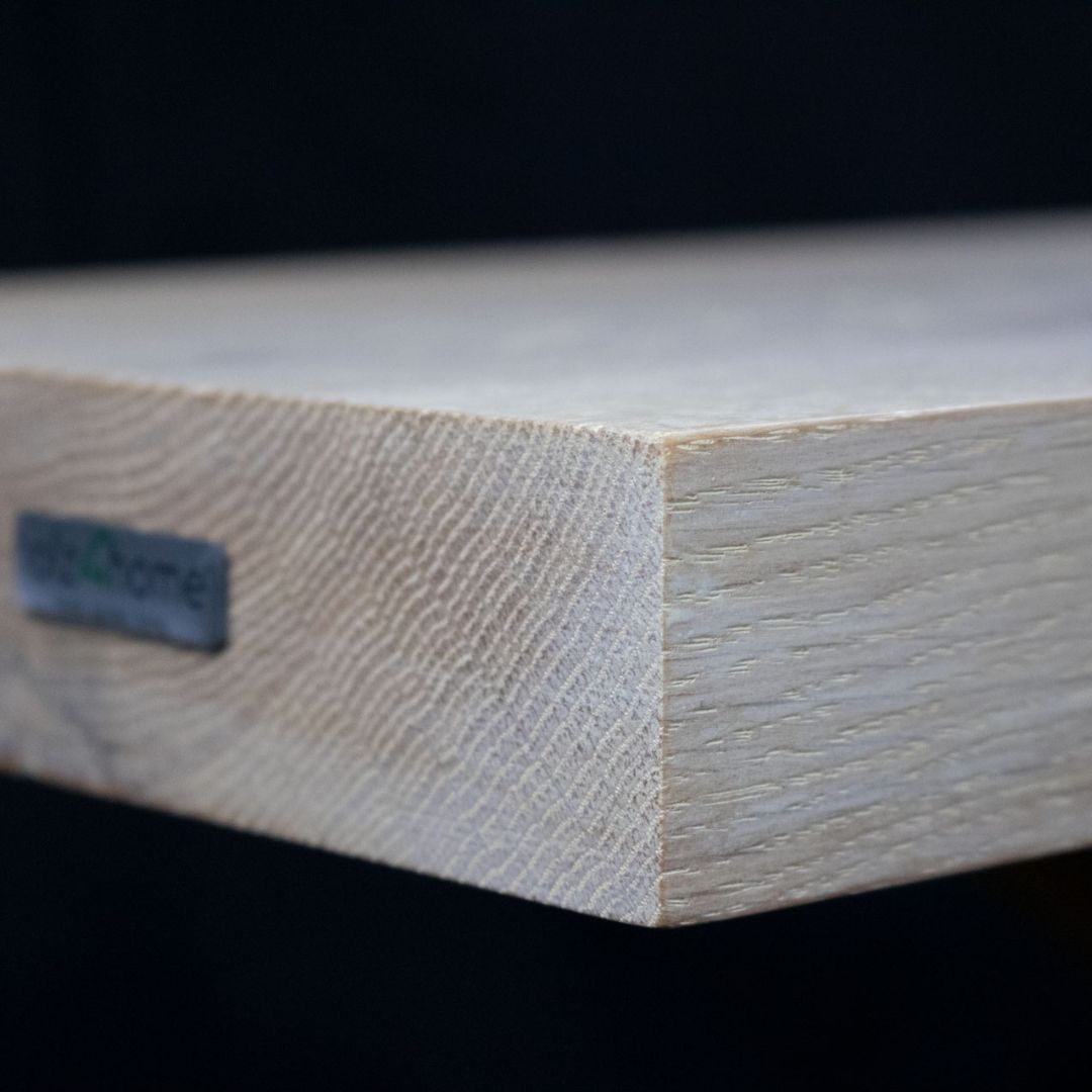 Wandregal-Set I 70cm & 40cm | Eiche Massiv I 2-teilig