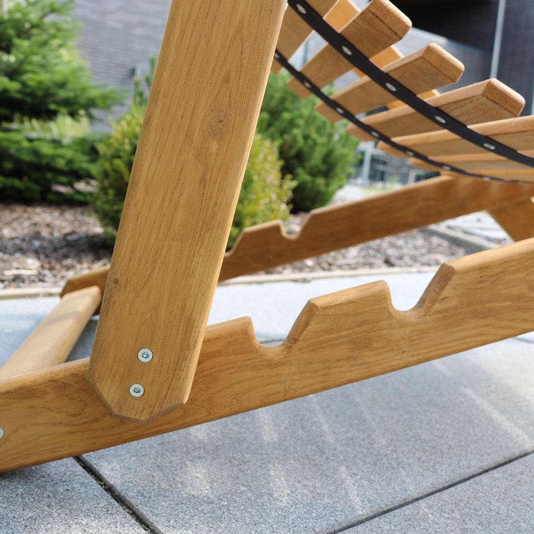 Gartenlounge Liegestuhl Holz Sonnenliege