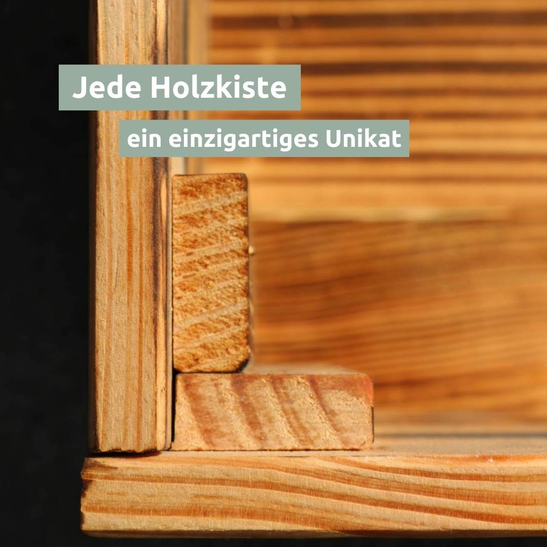 Holzkiste | Weinkiste „natur“ zum Dekorieren von holz4home®