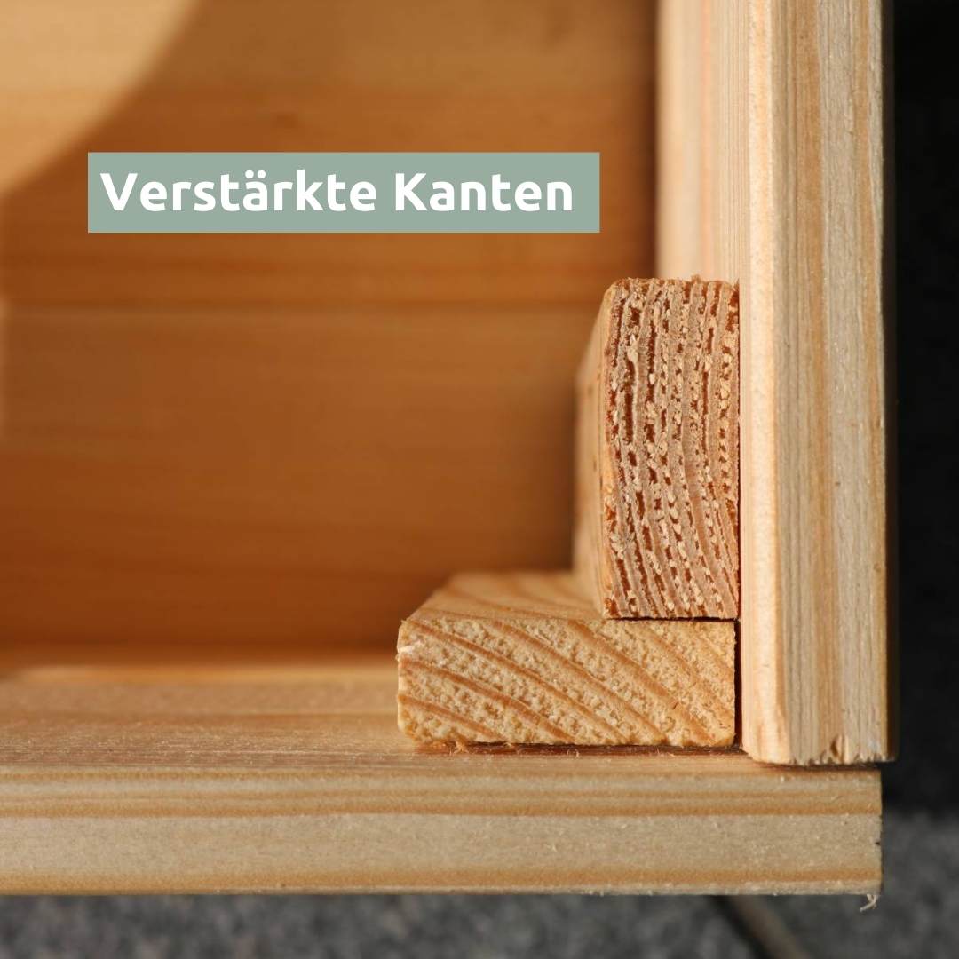 7 tlg. Set Holzkiste | Weinkiste zum Dekorieren