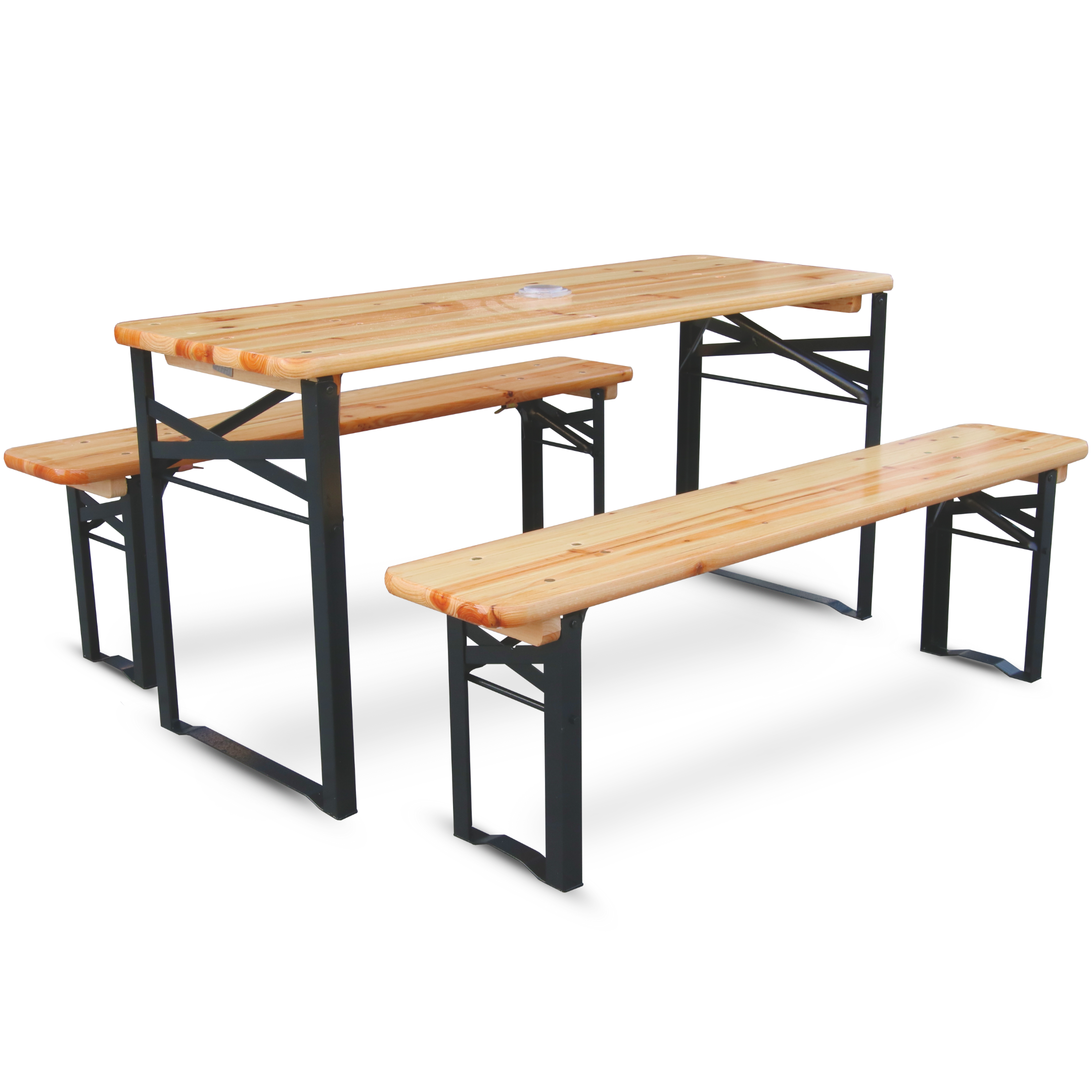 Bierzeltgarnitur - mehrteilig & klappbar