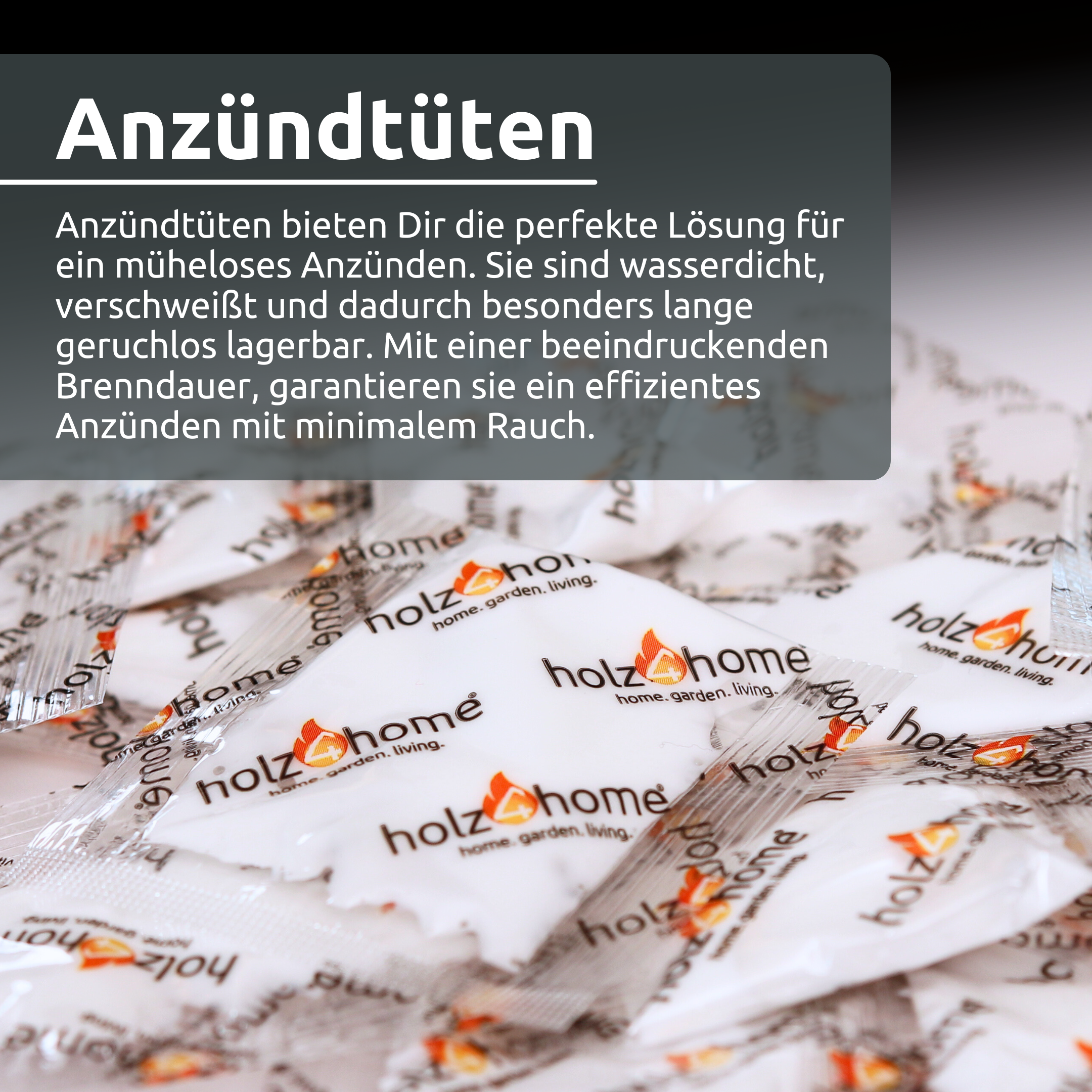 Kaminanzünder Grillanzünder 500 Stk.