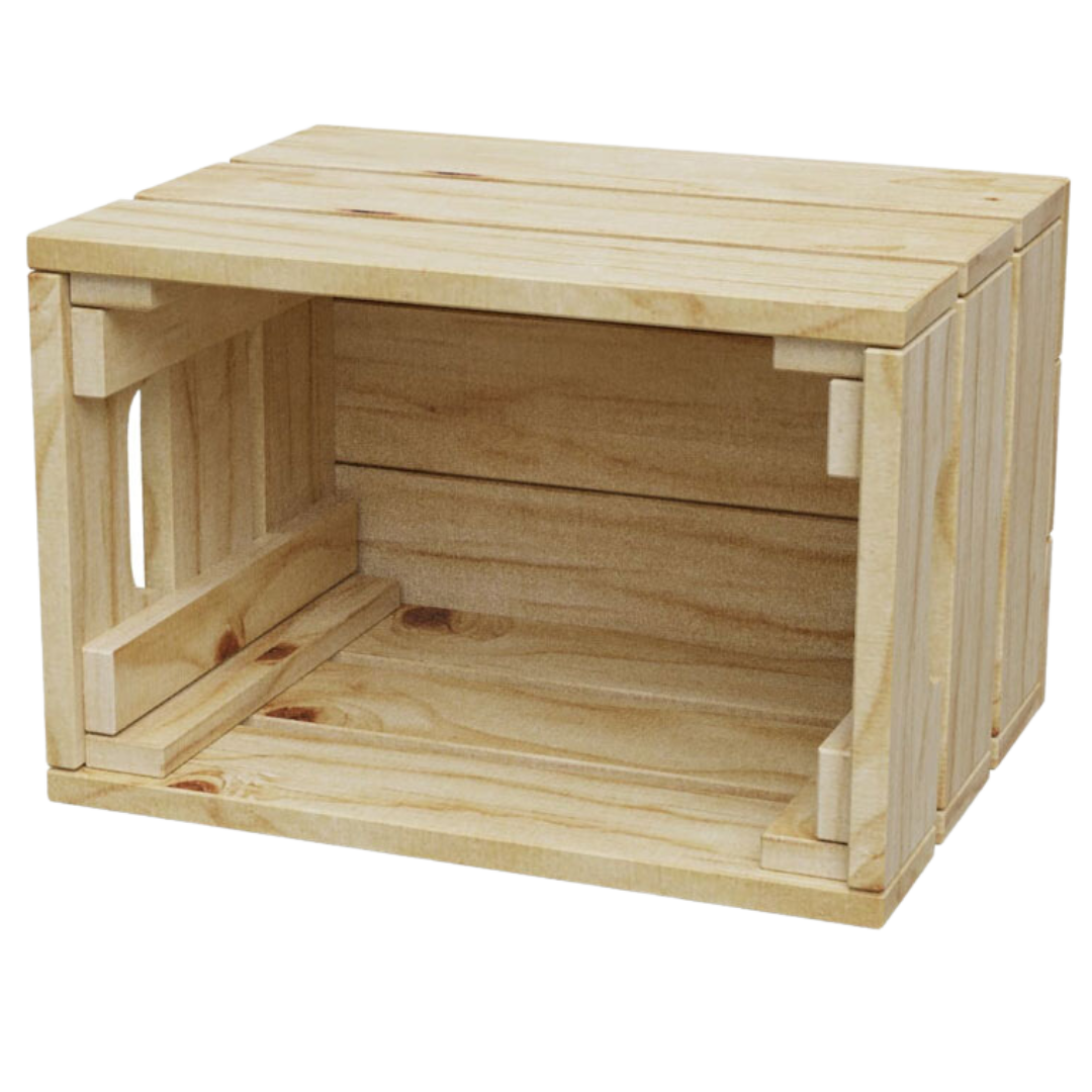 Holzkiste | Weinkiste „natur“ zum Dekorieren von holz4home®