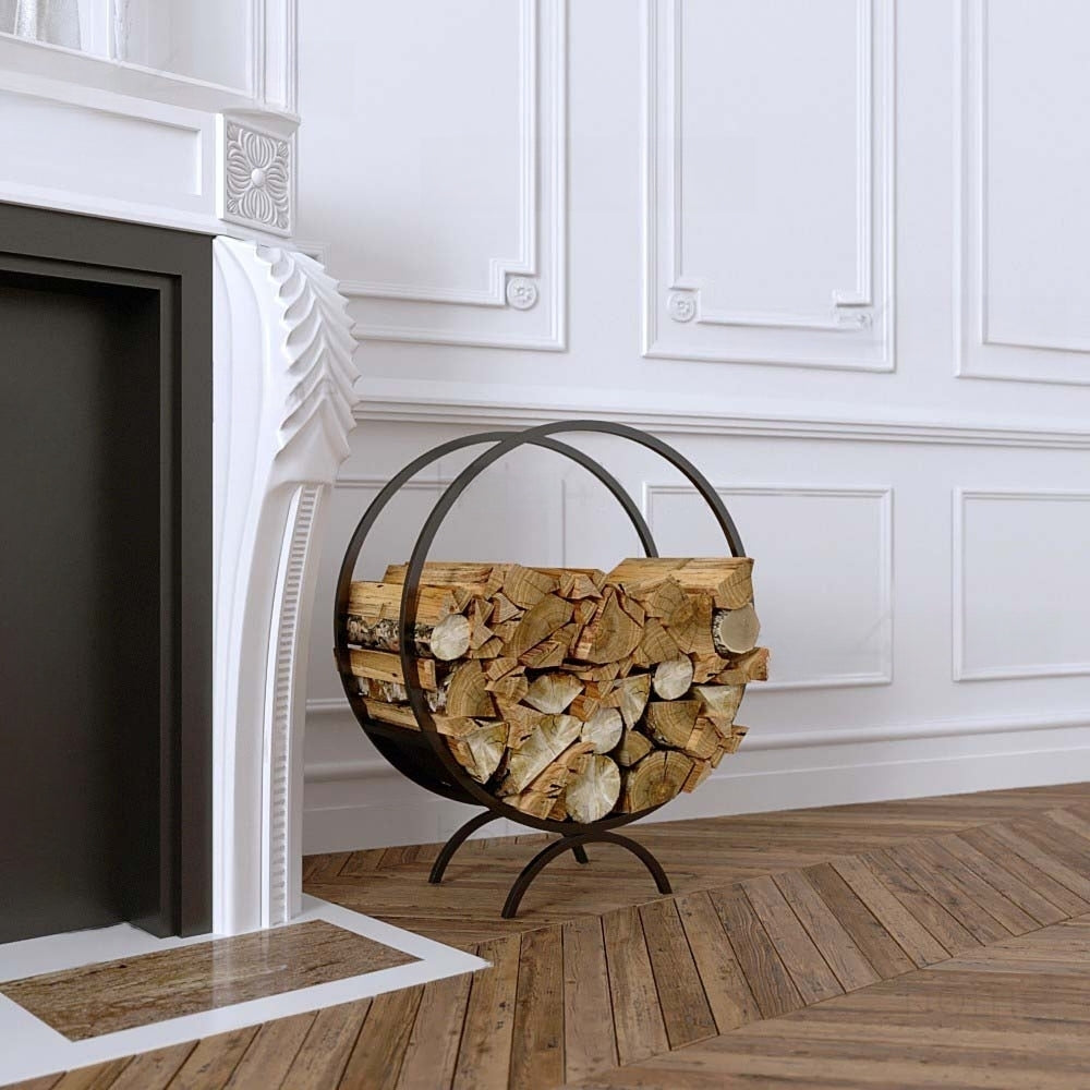 Brennholzregal | Kaminholzständer rund