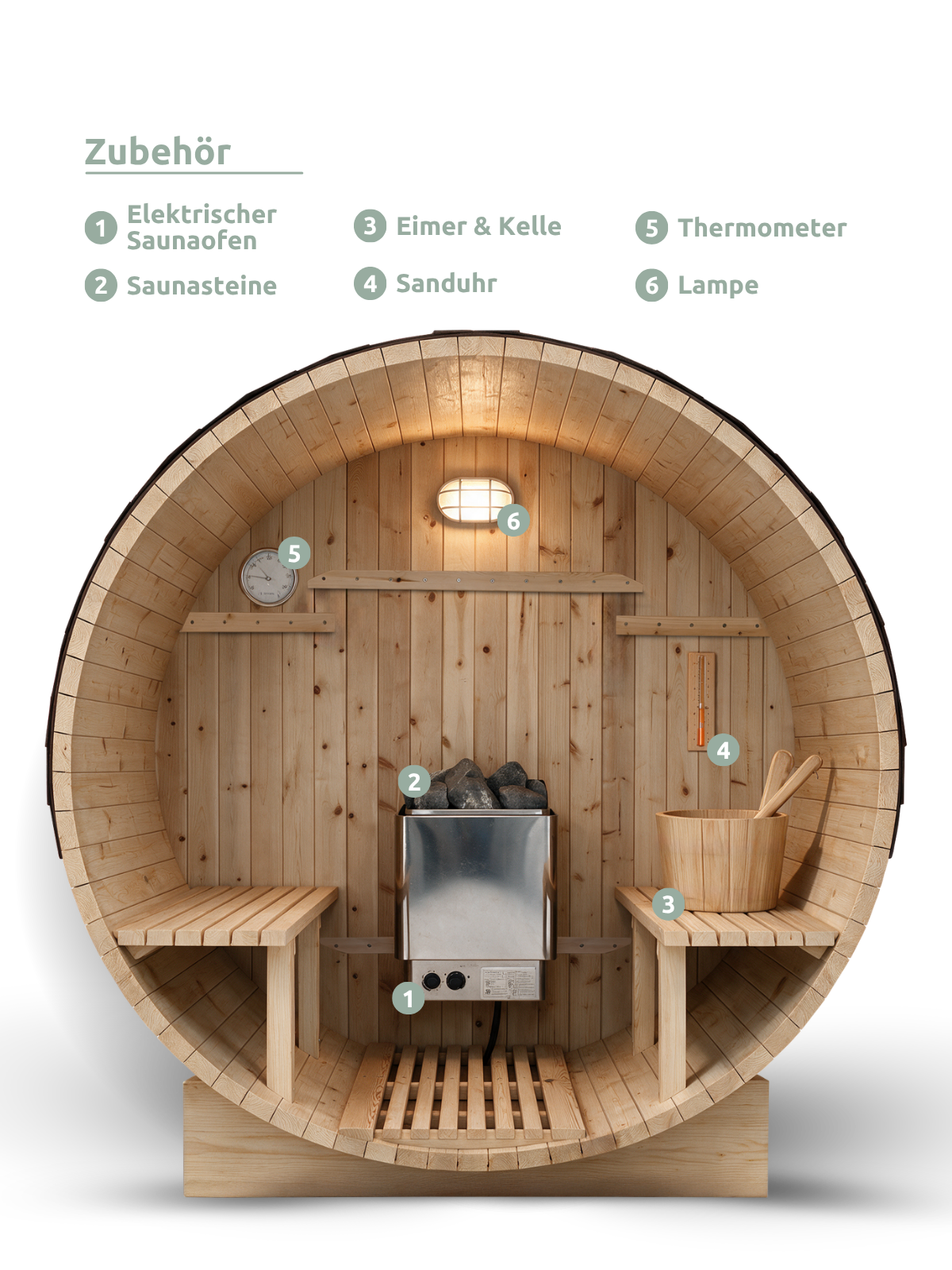 Fasssauna XL Pini wood