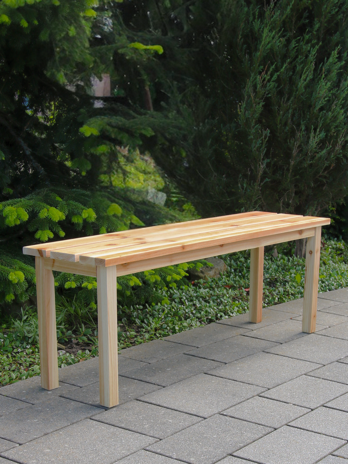 Gartenbank aus Tannenholz