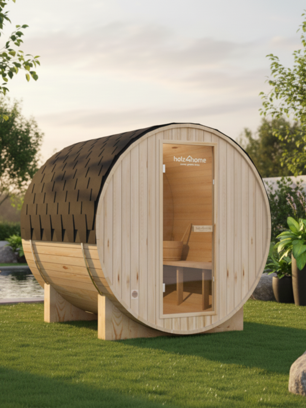 Fasssauna XL Pini wood