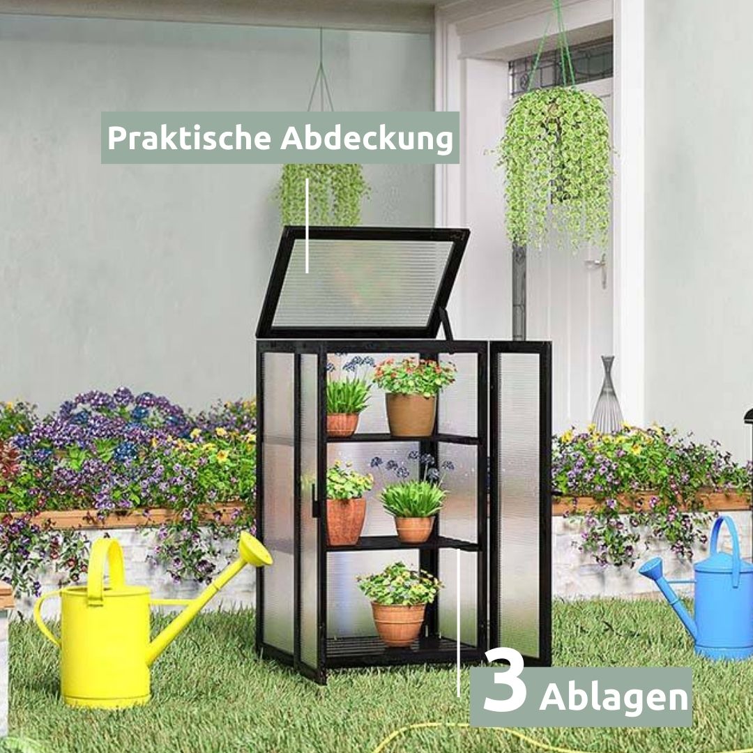 Gewächshausschrank | Pflanzenschrank aus Fichte