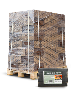 Pini Kay Eichenbriketts 100% ohne Zusätze I 960kg Palette