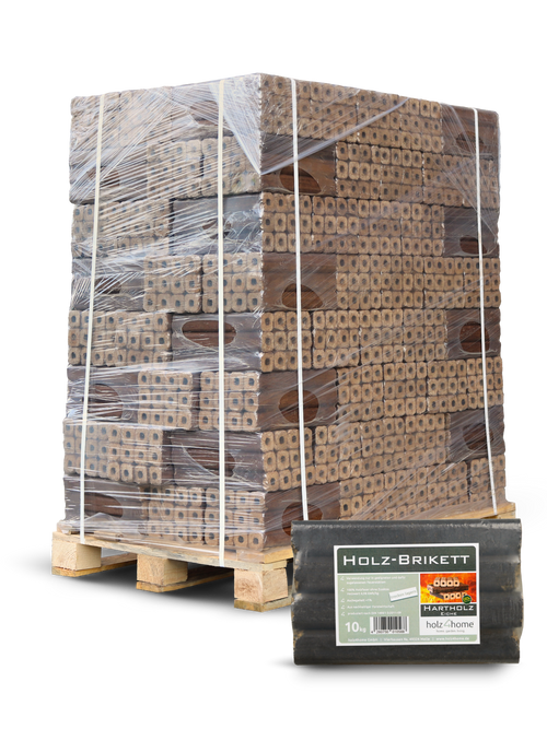 Pini Kay Eichenbriketts 100% ohne Zusätze I 960kg Palette