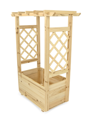 Pflanzkasten mit Dach S