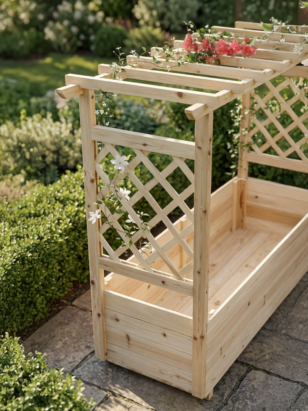 Pflanzkasten mit Dach XL