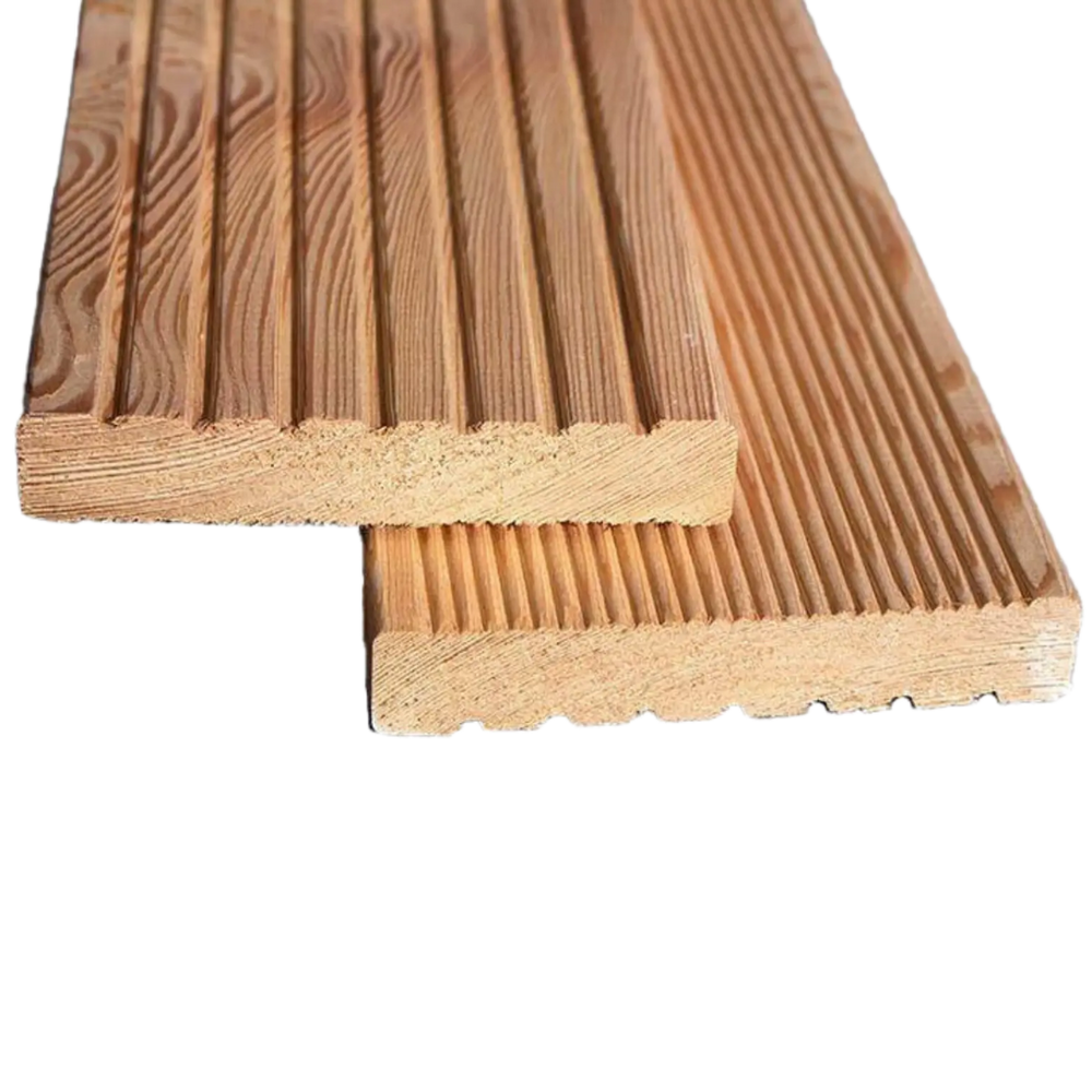 Holz Terrassendielen Lärche inkl. Terrassenschrauben