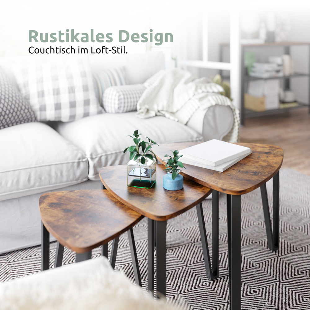 Beistelltisch "Radon" 3er-Set