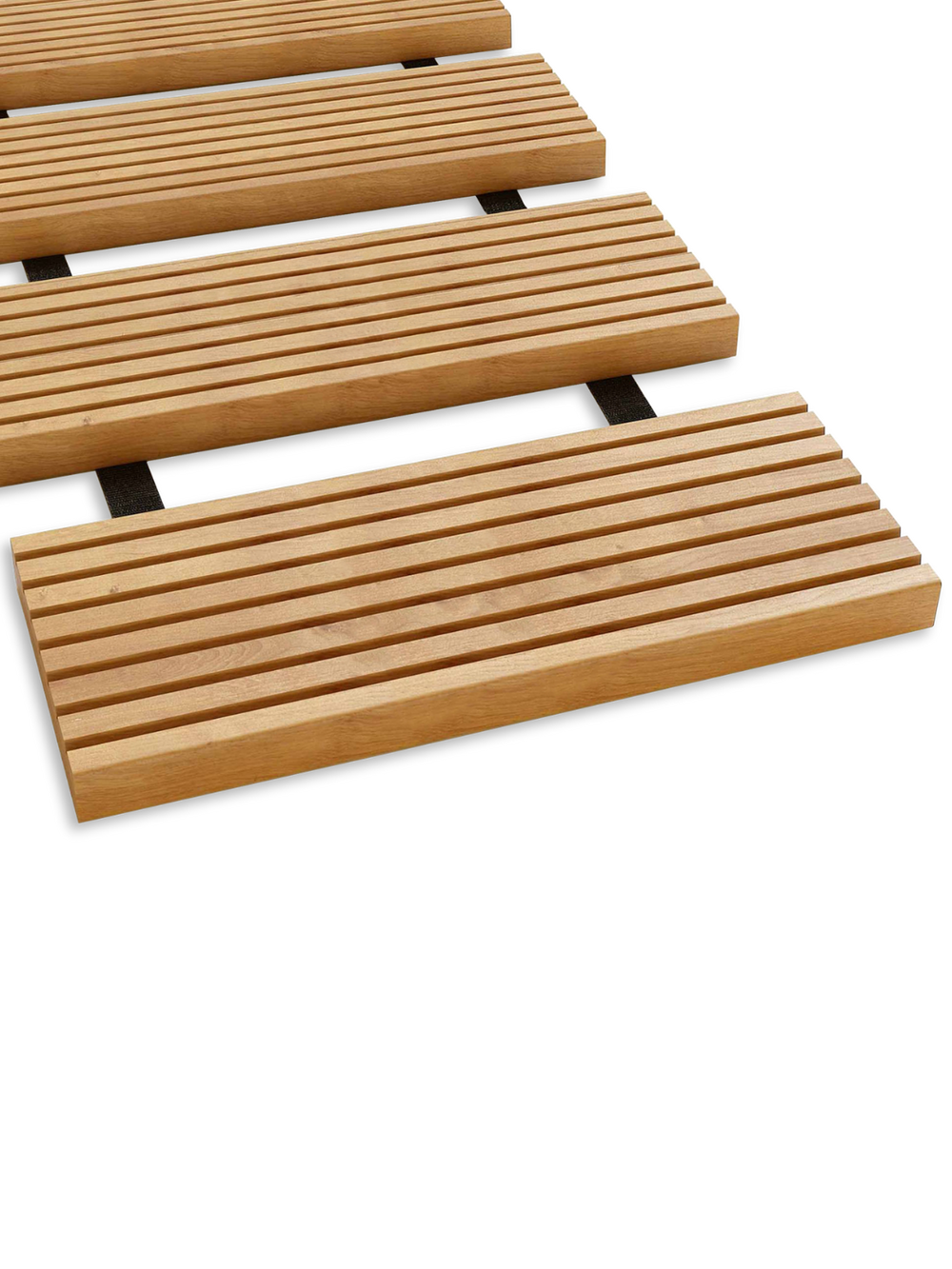 Rollweg Gartenweg aus Lärchenholz 2,5 Meter Länge