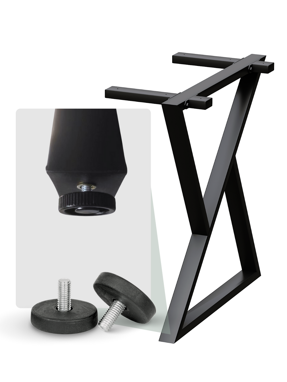 Doppel-Dreieck Tischgestell