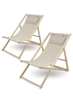 2er Set Liegestuhl klappbar