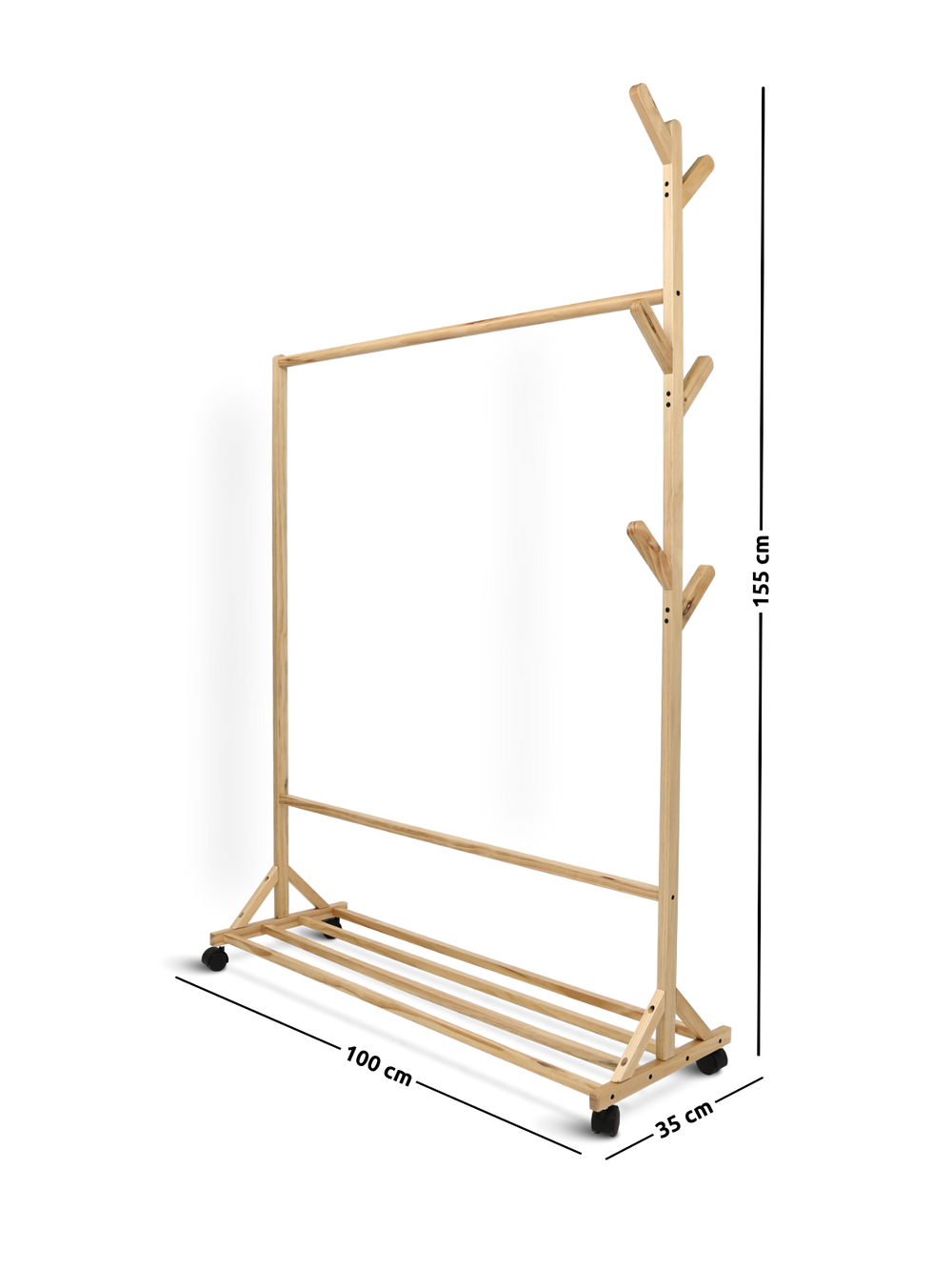 Garderobenständer rollbar