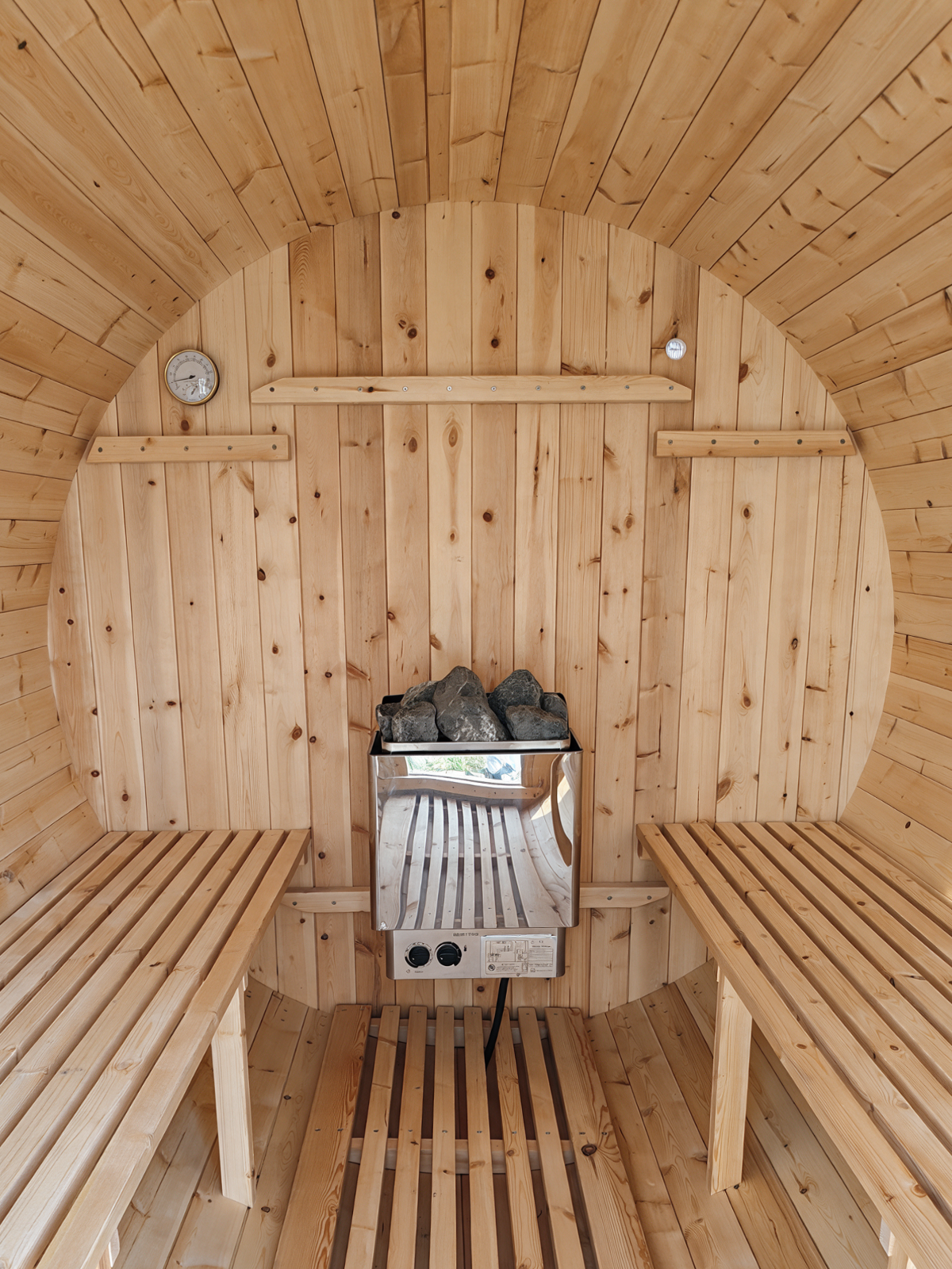 Fasssauna XL Pini wood