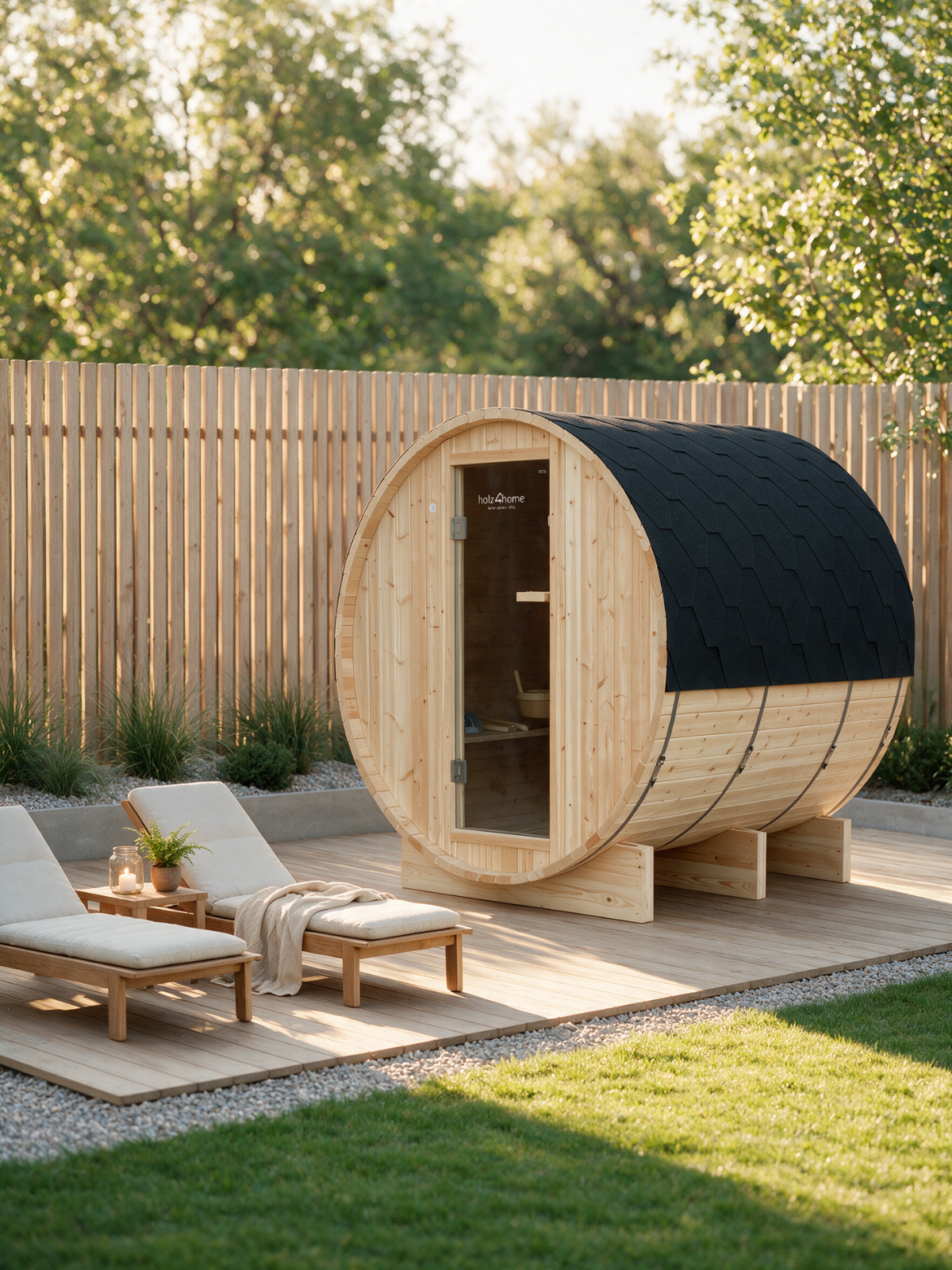 Fasssauna XL Pini wood