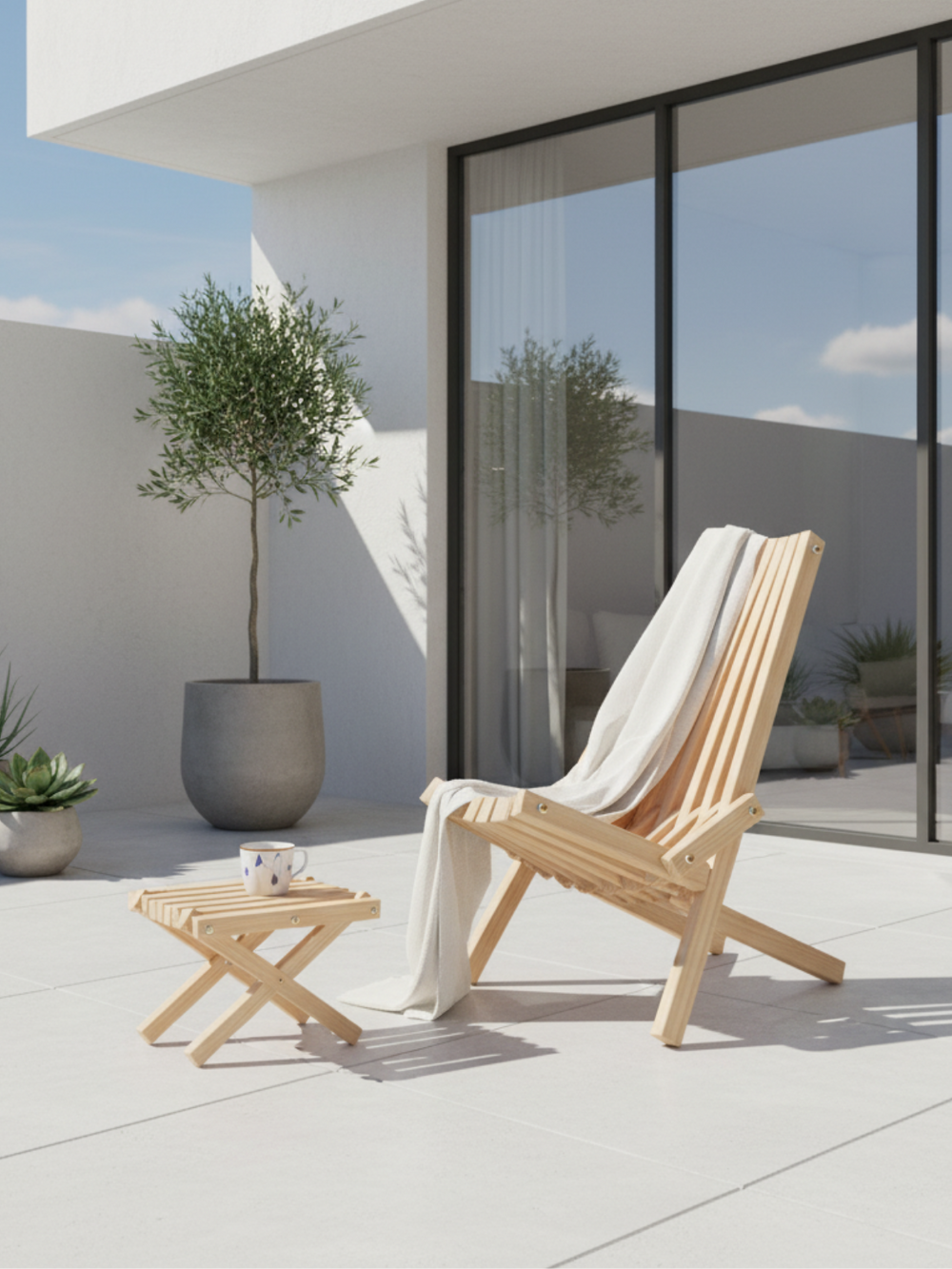 Skandinavischer Tisch aus Kiefer