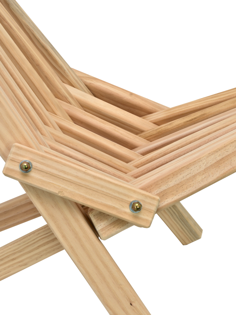 Skandinavischer Liegestuhl aus Kiefer
