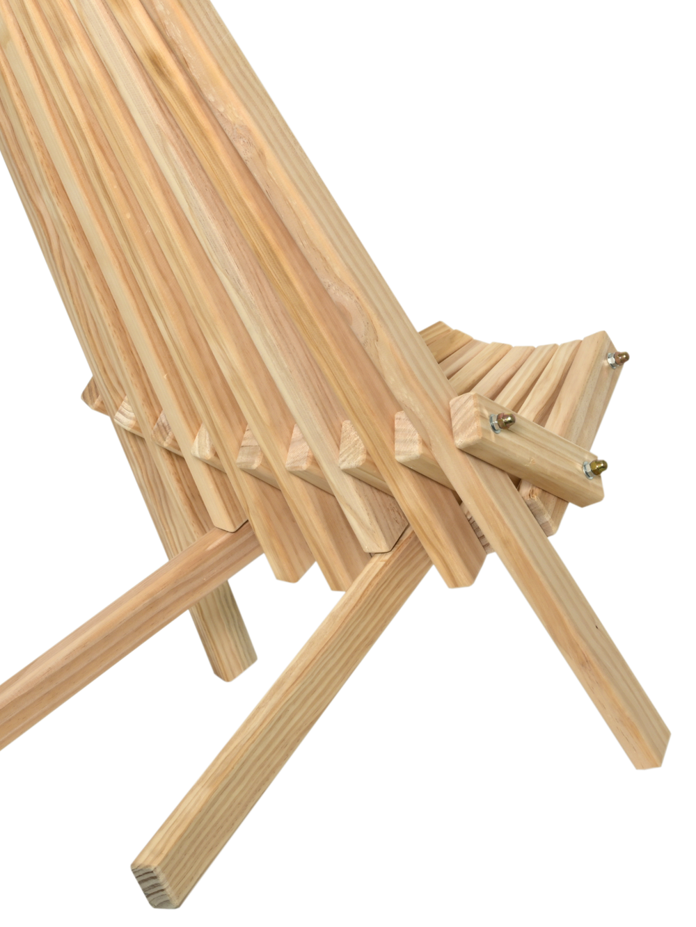 Skandinavischer Liegestuhl aus Kiefer