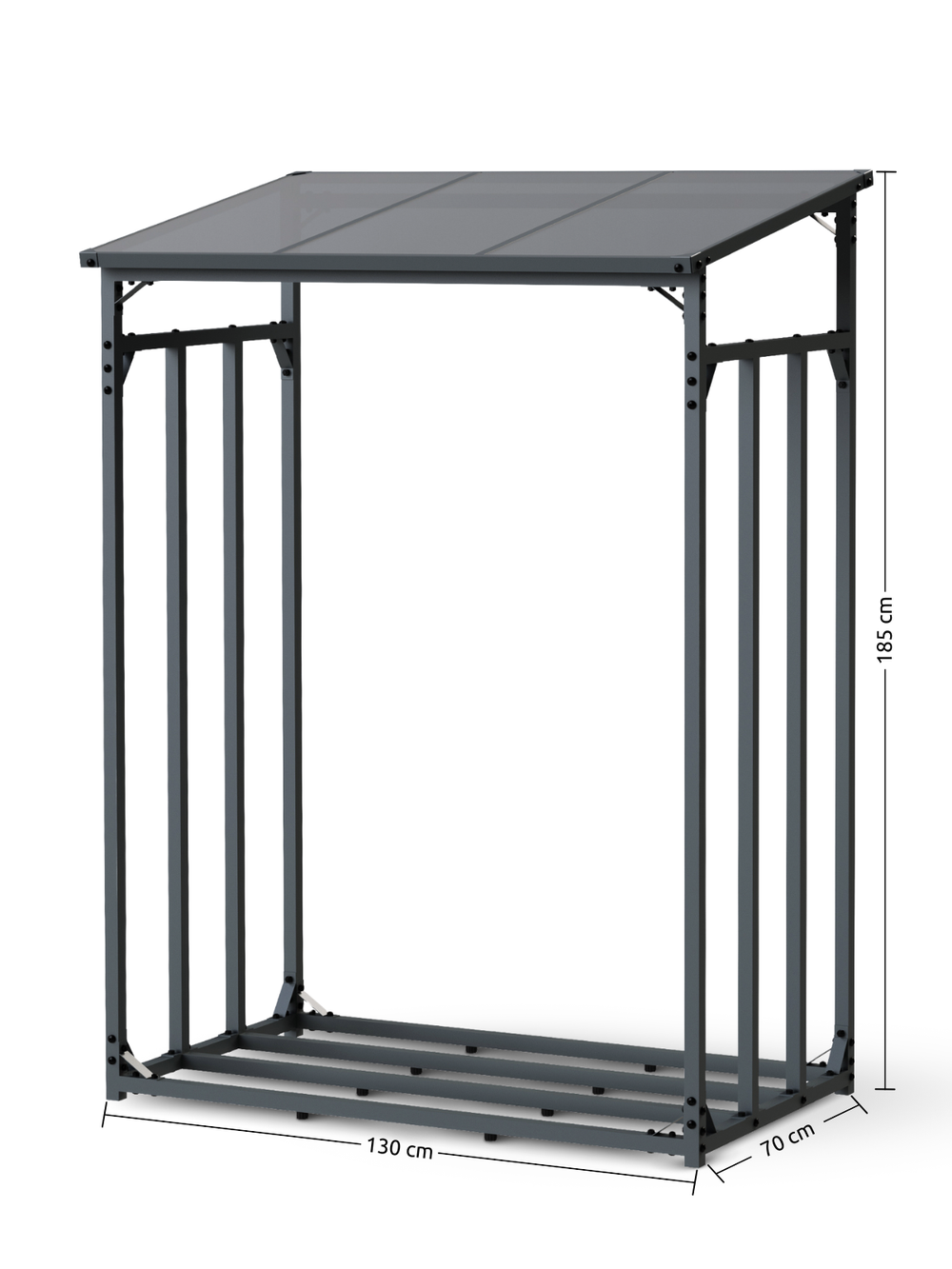 Kaminholzunterstand