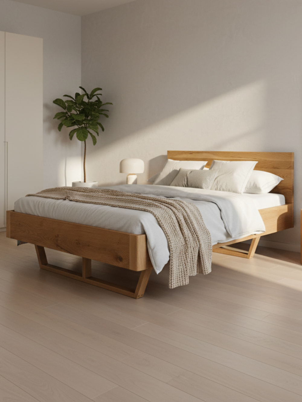 Massivholzbett 160x200cm