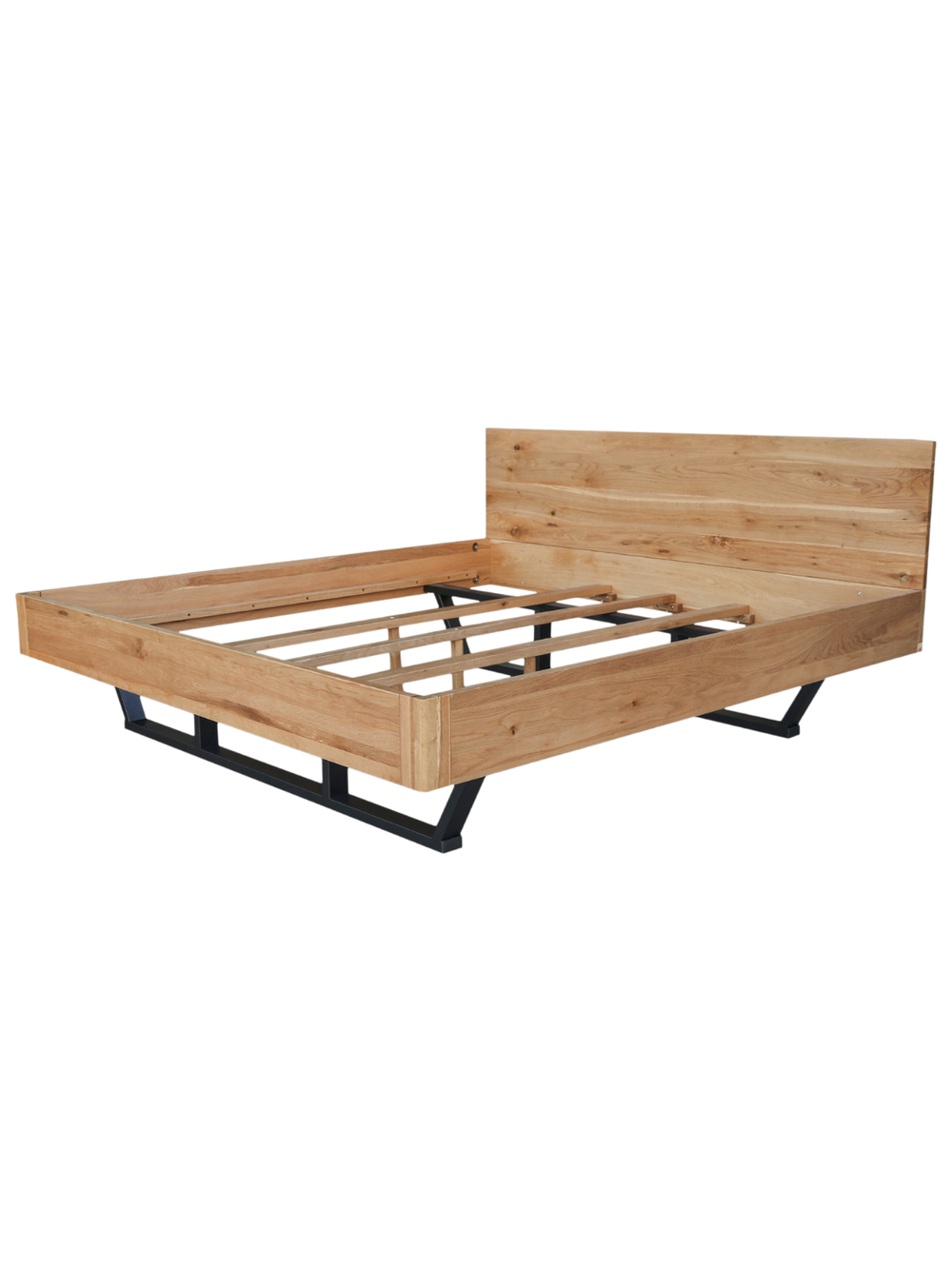 Massivholzbett Metall 180x200cm